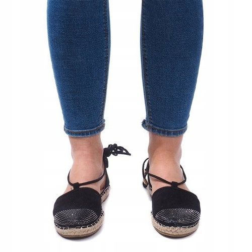 Sandali Espadrillas Ballerine 6333 Nero 2