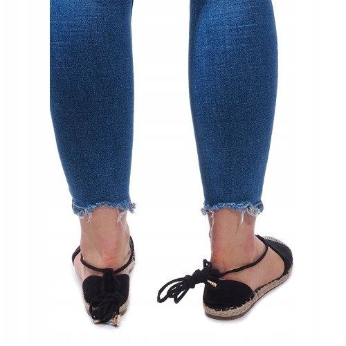 Sandali Espadrillas Ballerine 6333 Nero 1