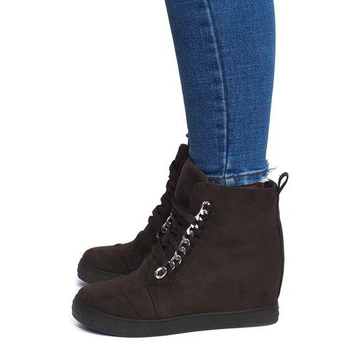 Sneakers con zeppa 1867 Verde 2