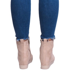 Sneakers con zeppa 1867 Beige 1