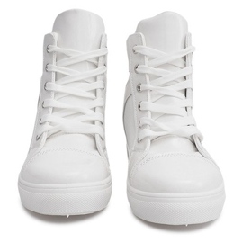 Sneakers con zeppa A-35 Bianco bianca 1