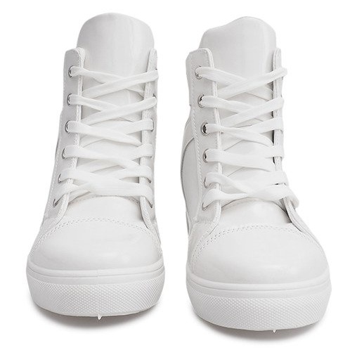 Sneakers con zeppa A-35 Bianco 1