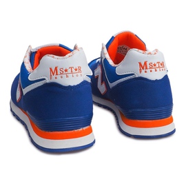 Sneakers Sportowe JK-33 ROYAL / BIANCO / ARANCIO blu 2