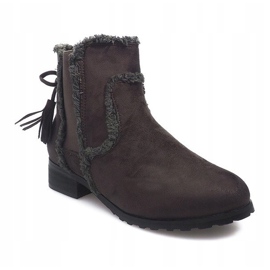 Stivali caldi Jodhpur Fur W156 Atrovirens marrone 1