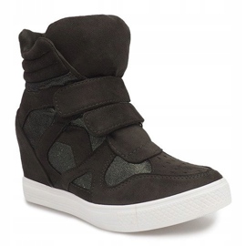 Sneakers con zeppa FA147 Verde 1