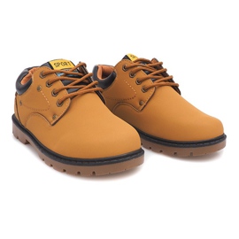 Stivaletti Classic Brogue JX-20 Camel marrone 1