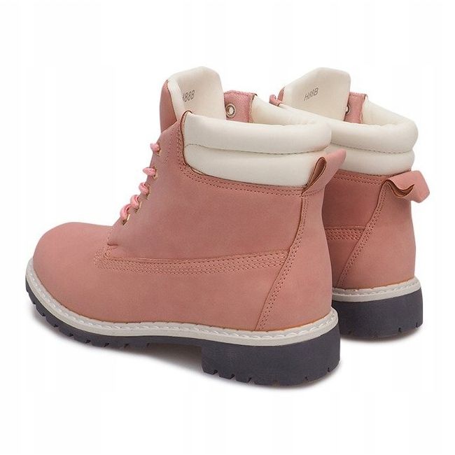 Stivali caldi in legno H88B rosa 1