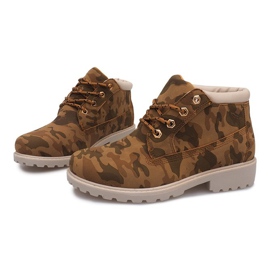 Timberki Trapezio W-3056 Cammello marrone 2