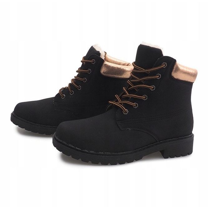 Warm Timber Trappers 8589 Black nero 2