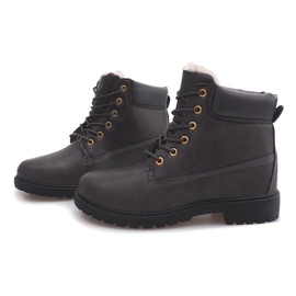 Warm Timber Trappers TL037-3 Grigio 2