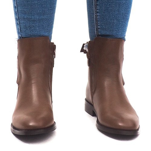 Stivaletti Chelsea solidi e isolanti 740 Camel marrone 2