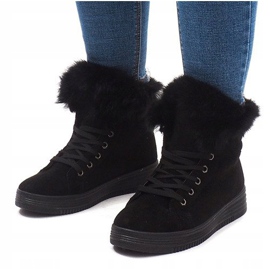 Scarpe da ginnastica isolate AB-14 nere nero 1