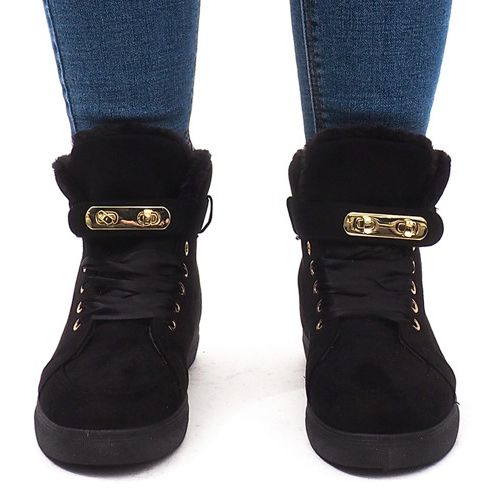 BM Sneakers calde BOK-1122 Nere nero 2