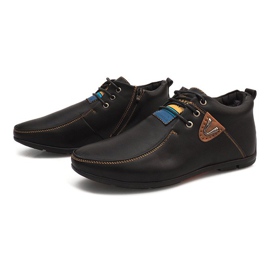 Stivali alti caldi legati WF622-3 Nero 2