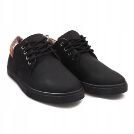 Sneakers Calde Con Pelliccia E655-1 Nere nero 1