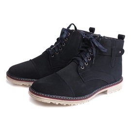 Scarpe Stringate Alte Riscaldate M589 Granat blu navy 1
