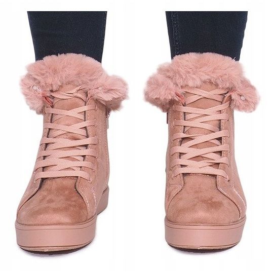 Sneakers calde XY-288 Rosa 1