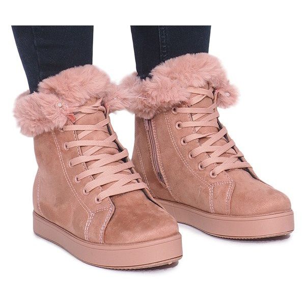 Sneakers calde XY-288 Rosa 2