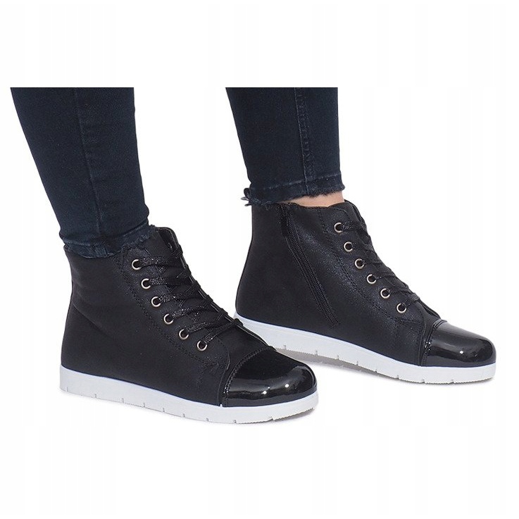 Calde scarpe da ginnastica nere VT-63 nero 1