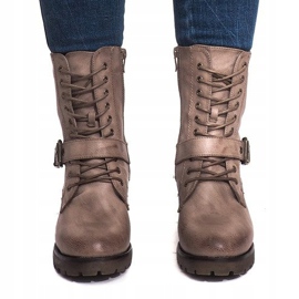 Stivali militari caldi S167 Kaki multicolore verde 1