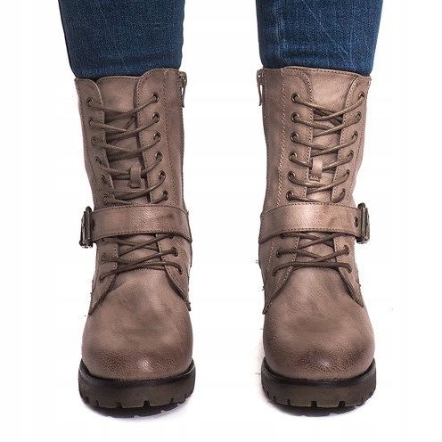Stivali militari caldi S167 Kaki multicolore verde 1