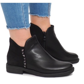 Stivali Con Cerniera WW070A Nero 1