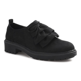 Scarpe in camoscio nero di Gaia 1
