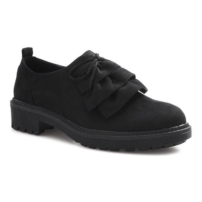 Scarpe in camoscio nero di Gaia 1