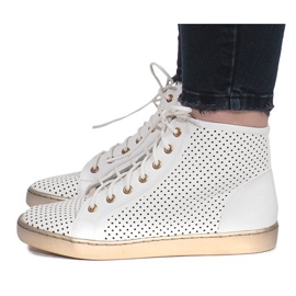 Sneaker Maud bianche traforate bianca 1