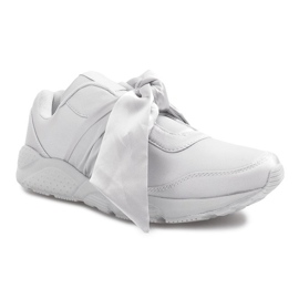Sneakers sportive grigie con fiocchi Laure grigio 1