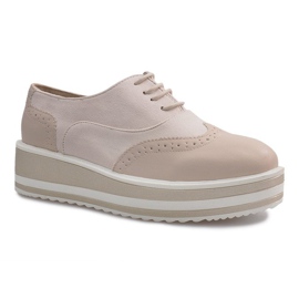 Scarpe stringate beige di Paulette 2