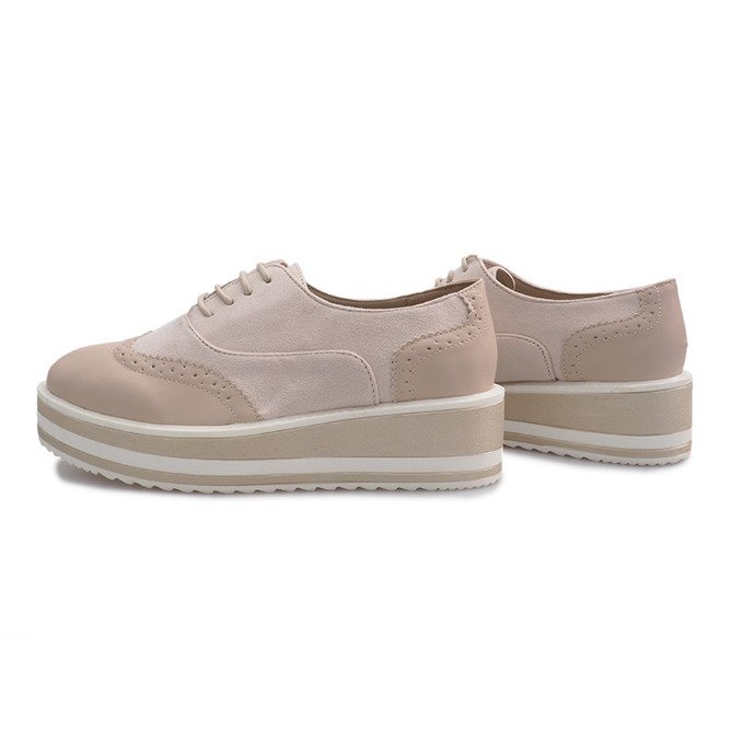 Scarpe stringate beige di Paulette 1