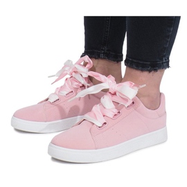 Sneakers rosa con fiocchi Sabine 1