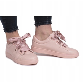 Sneakers rosa con fiocchi Samantha 1
