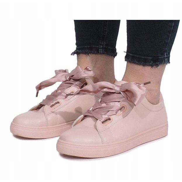 Sneakers rosa con fiocchi Samantha 2