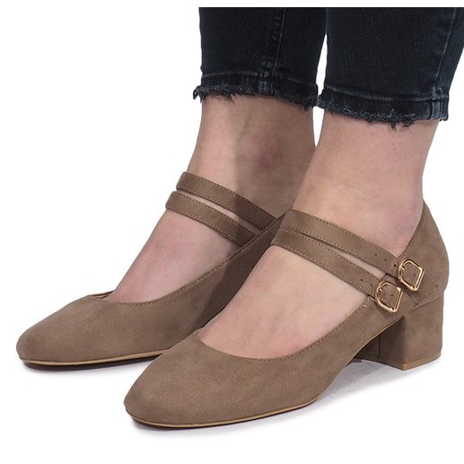 Décolleté beige sul palo Tamara 1