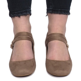 Décolleté beige sul palo Tamara 2