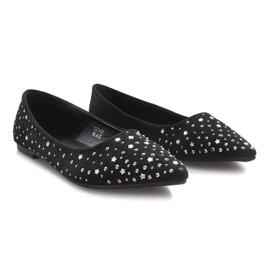 Ballerine nere con Black Stars nero 1
