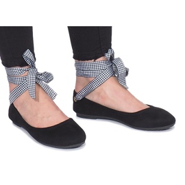 Ballerine nere con fiocco di Acro nero 2