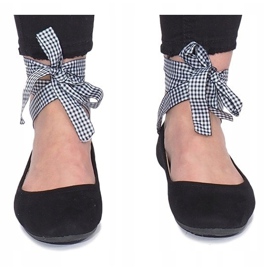 Ballerine nere con fiocco di Acro nero 1