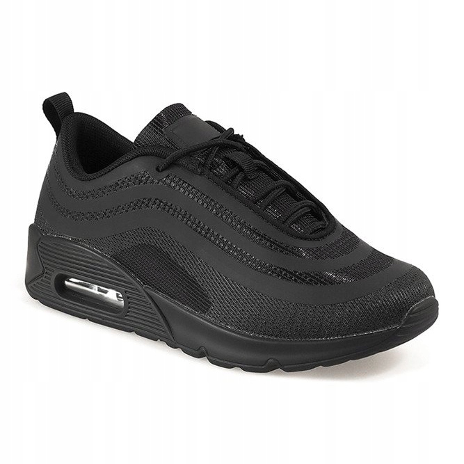 Scarpe sportive nere V0270-1 nero 1
