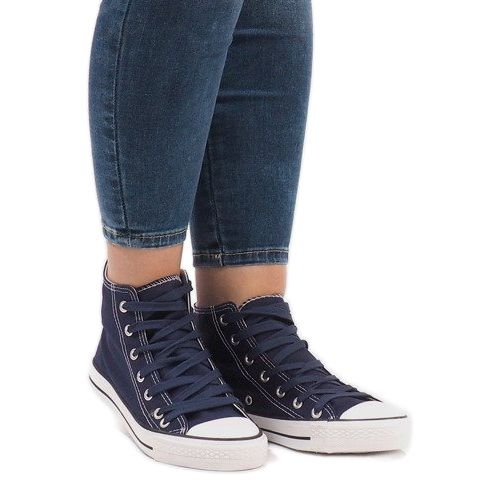 Sneakers alte blu navy TL03 1