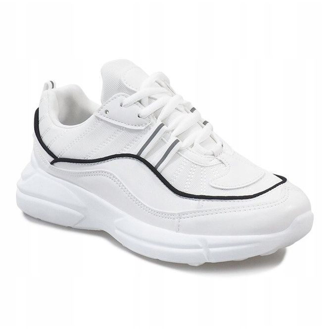 Scarpe sportive bianche alla moda LI-4002 bianco 1