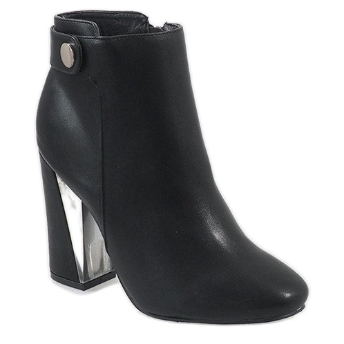 Stivaletti neri sul post MJ1515 nero 1