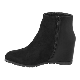 Stivaletti in camoscio nero boho JKD-39 1