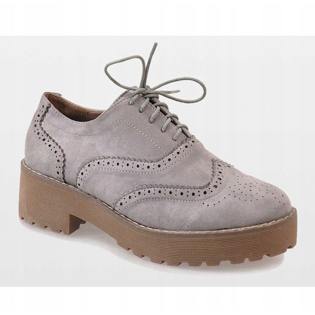 Scarpe jazz con tacco alto grigie LL185 grigio 1