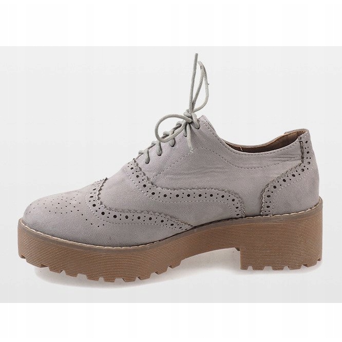 Scarpe jazz con tacco alto grigie LL185 grigio 2