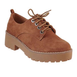 Tacchi bassi cammello LL183 marrone 1