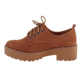 Tacchi bassi cammello LL183 marrone 2