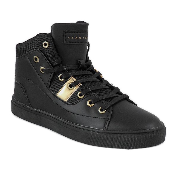 Sneakers alte nere da uomo SM1486-001 nero 1